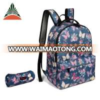 New Fashion Butterfly Print Backpack School Bag For Teenagers